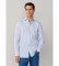 Comprare Hackett London Camicia a righe su misura Bengala City Fit, blu