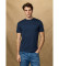 Comprar Hackett London Camiseta con logo Fit Clásico marino