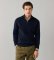 Comprar Hackett London Camisola de lã Lambswool com fecho de correr Hzip azul-marinho