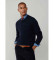Comprare Hackett London Maglione di lana blu navy semplice