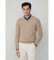 Acheter Hackett London Pull en laine beige