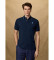 Acheter Hackett London Polo avec numéro de coupe classique marine