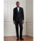 Comprare Hackett London abito in pura lana loro piana nero