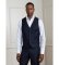 Comprare Hackett London Gilet di Lana blu marino