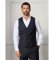 Comprare Hackett London gilet di lana tessuto in Italia grigio