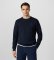 Buy Hackett London Navy logo crew neck sweatshirt
