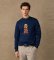 Buy Hackett London Marine blue crew neck Harry sweatshirt
