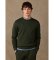 Comprare Hackett London Felpa in cotone girocollo con logo verde