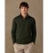 Buy Hackett London Cotton hoodie with zipper and green logo