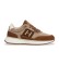 Kopen Hackett London Leren sneakers Otto Run bruin