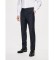 Comprare Hackett London Pantaloni di lana tinta unita blu scuro
