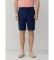 Comprare Hackett London Bermuda in lino blu navy