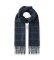 Comprare Hackett London Sciarpa con logo scozzese blu navy