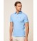 Hackett Light blue cotton polo shirt