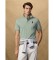 Comprar Hackett London Polo con número fit clásico verde