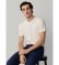 Buy Hackett London Swim rose white linen T-shirt