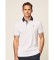 Hackett Polo Woven Collar Blanco