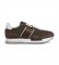 Buy Hackett London Keston Symbol Leather Sneakers green