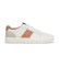 Buy Hackett London Blake Handle Leather Sneakers white