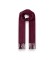 Kopen Hackett London Bordeauxrode Solid Patch Cash sjaal