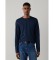 Comprare Hackett London Maglietta a maniche lunghe Pima blu marino