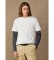 Comprare Hackett London T-shirt con piccolo logo H, color bianco sporco