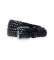 Buy Hackett London Plait black leather belt
