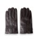 Buy Hackett London Brown Commuter Touch leather gloves