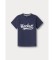Buy Hackett London Hackett Logo Tee navy blue