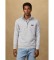 Buy Hackett London Quarter zip sweatshirt with grey logo