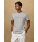 Buy Hackett London T-shirt with classic fit logo in grey