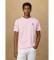 Buy Hackett London T-shirt number with classic fit logo pink