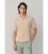 Acheter Hackett London Polo beige Honeycomb SS