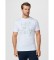 Comprare Hackett London T-shirt bianca con logo grafico a blocchi, vestibilità classica