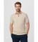 Acheter Hackett London Polo city zip fit classic beige