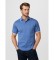 Acheter Hackett London Polo bleu à logo, coupe classique