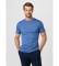 Buy Hackett London T-shirt with blue classic fit logo