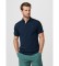 Acheter Hackett London Polo avec logo coupe classique marine