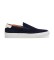 Comprare Hackett London Sneakers Idol Slip On in pelle blu navy