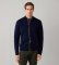 Acheter Hackett London Pull zippé Milano Fzip bleu marine