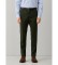 Köp Hackett London Mörkgröna Kensington-byxor i chino-stil