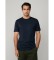 Comprare Hackett London Maglietta blu navy Pima