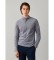 Kup Hackett London polo piqué z d?ugim r?kawem klasyczny krój szary