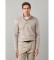 Buy Hackett London Beige Twill Jacquard Sweatshirt