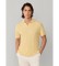 Comprar Hackett London Polo texturizado fit clásico amarillo