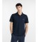 K�b Harmont & Blaine Basic Navy Stretch Pique Polo Shirt