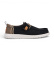Comprare HeyDude Sneakers nere in lino Wally Craft