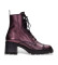 Acheter Hispanitas Bottines en cuir mi-lilas