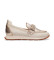 Buy Hispanitas Beige Kansas Leather Moccasins