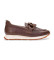 Buy Hispanitas Leather Moccasins Kansas Bolero brown
